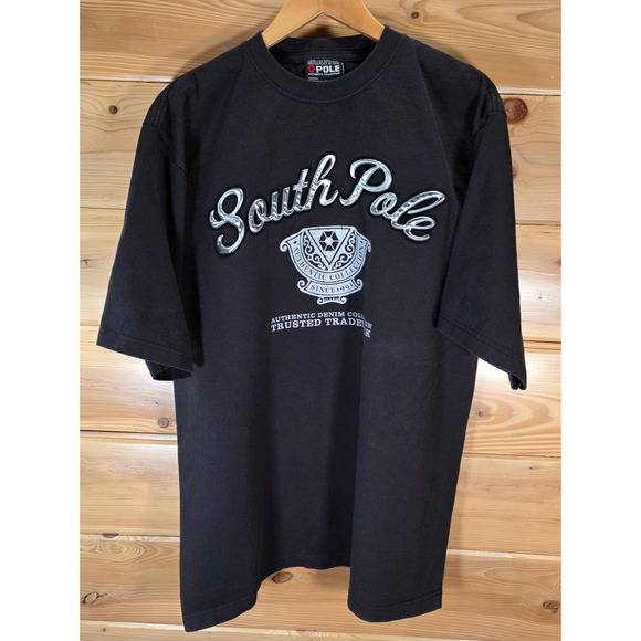 Vintage Y2K South Pole 3D Logo T Shirt Men Large Oversized XL - Picture 1 of 9